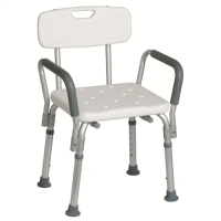 Hot sale Durable Armrest With Backrest for the Disabled Aluminum Shower Chair for the Elder