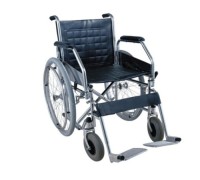 European Style Chrome-Plated Wheelchairs with Pneumatic Tire