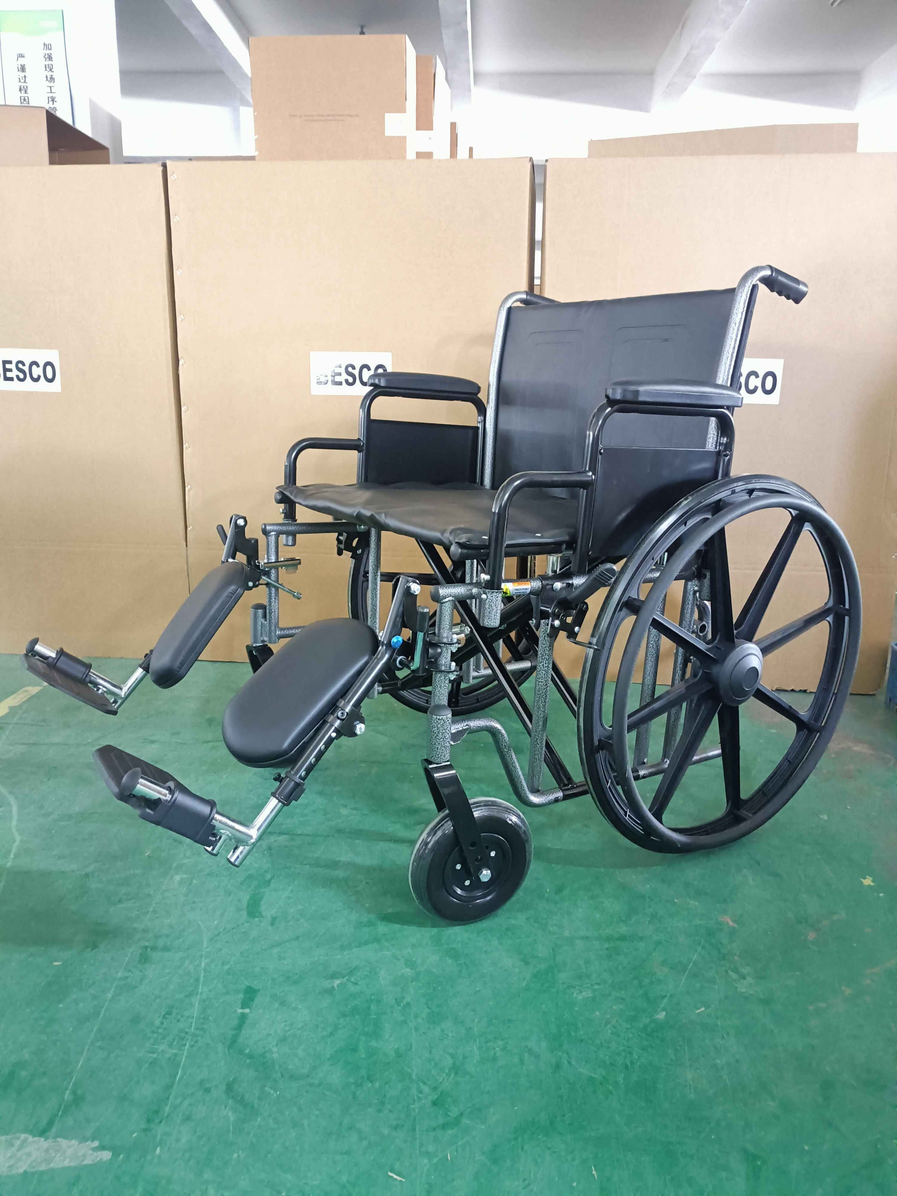 bariatric wheelchair weight capactity 500lbs 24 width /heavy duty wheelchairs