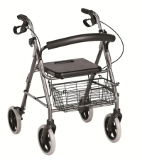 WholeSale Wheelless Aluminum Alloy Light Adjustable Walker Folding Light Weight Mobility Walking Aid