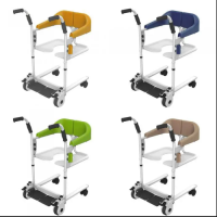 Lift and Transfer Chair Patient Wheelchair Nursing Rehabilitation with Commode for Disabled Elderly with Factory Price