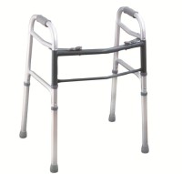 Besco Medical WA20 Aluminum Adjustable 2-button Folding Medical Walker for Elderly