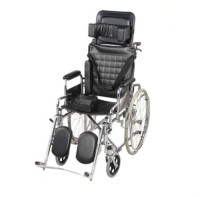 Reclining Wheelchairs ,Recliner Wheelchairs, Chrome-plated Reclining Wheelchairs with Leg Support Pad